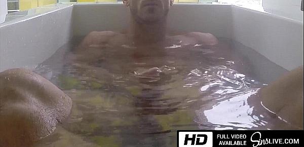  Johnny Sins Playing with his Huge Dick in the Bathtub